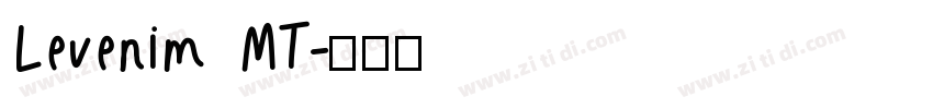 Levenim MT字体转换